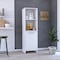 Tuhome Eiffel Kitchen Pantry, Two External Shelves, Single Door Cabinet, Two Interior Shelves White, White ALB7162 - alternate 5